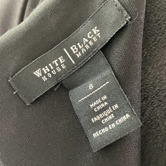 WHBM Classic Black SS Dress - Picture 3 of 3